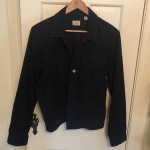 J crew trucker jacket in stretch corduroy